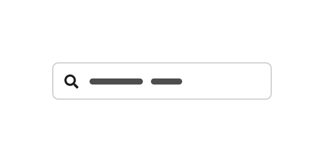 Search input illustration
