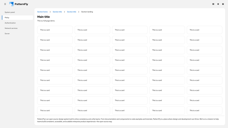 Sticky section bottom screenshot