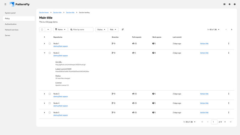 Expandable screenshot