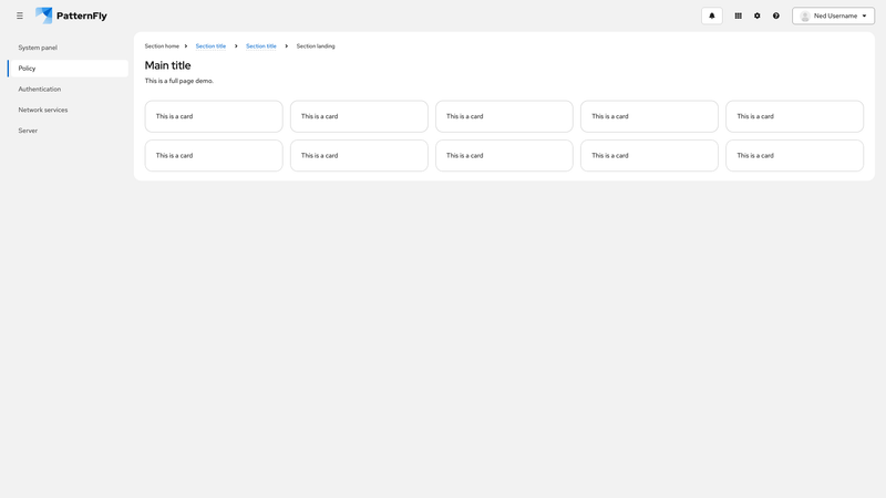 Utilities and user dropdown menu screenshot