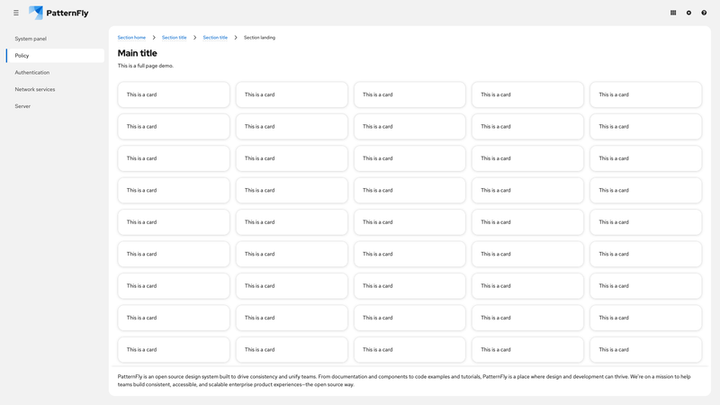 Sticky section bottom screenshot