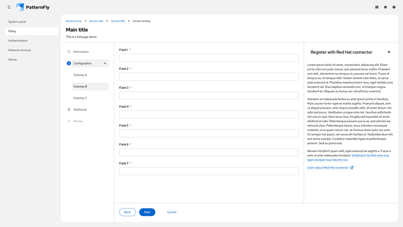 With drawer, in page, expanded screenshot