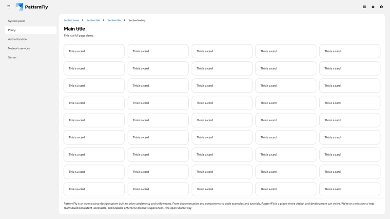 Sticky section bottom screenshot