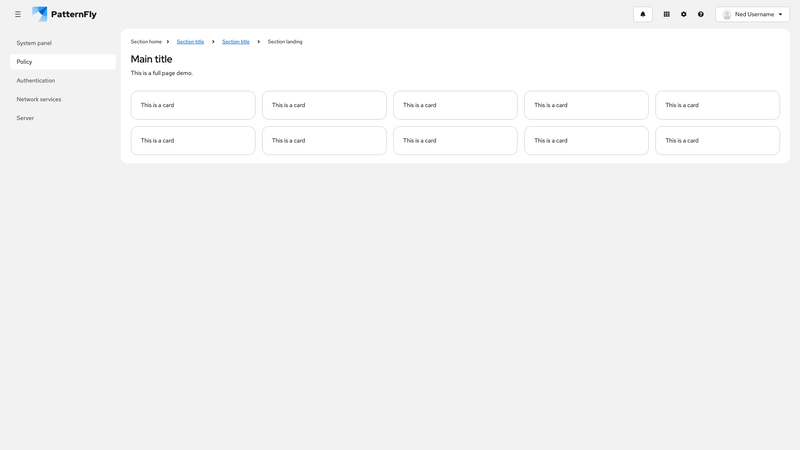 Utilities and user dropdown menu screenshot