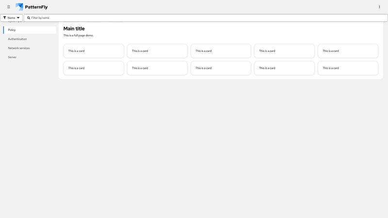 With toggle group, filters, expandable content expanded (mobile) screenshot