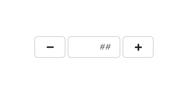 Number input illustration