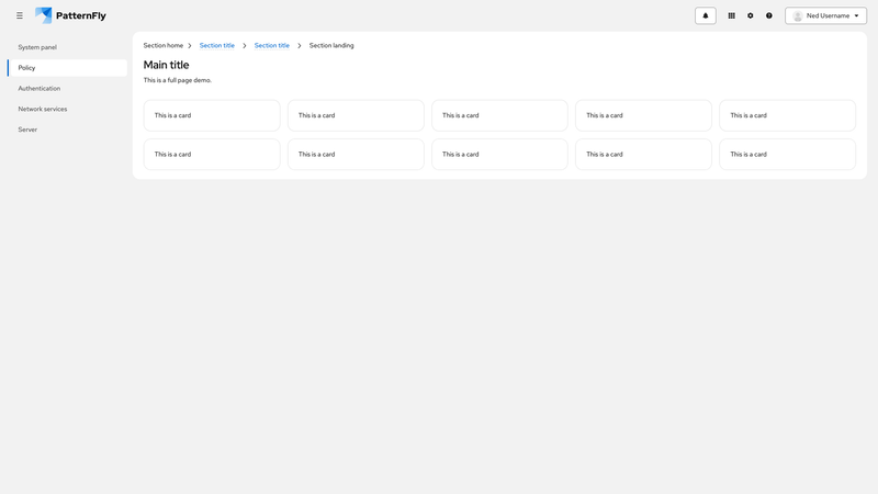 Utilities and user dropdown menu screenshot