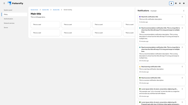 Expanded read screenshot