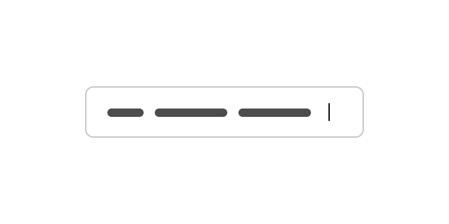 Text input illustration