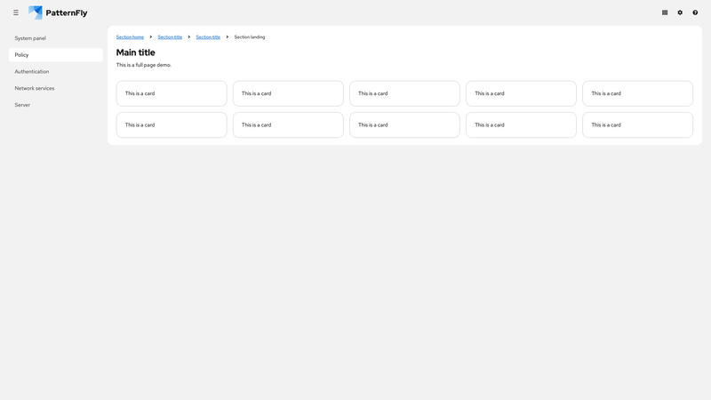 Advanced integration with menu options screenshot