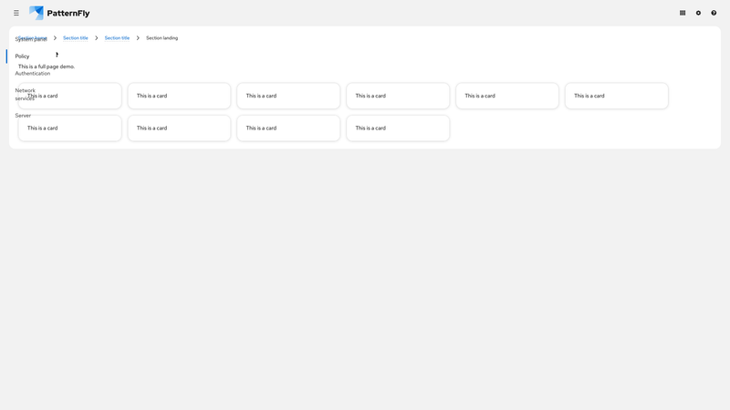 Sidebar collapsed screenshot