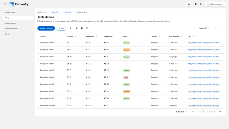 Sortable - responsive screenshot