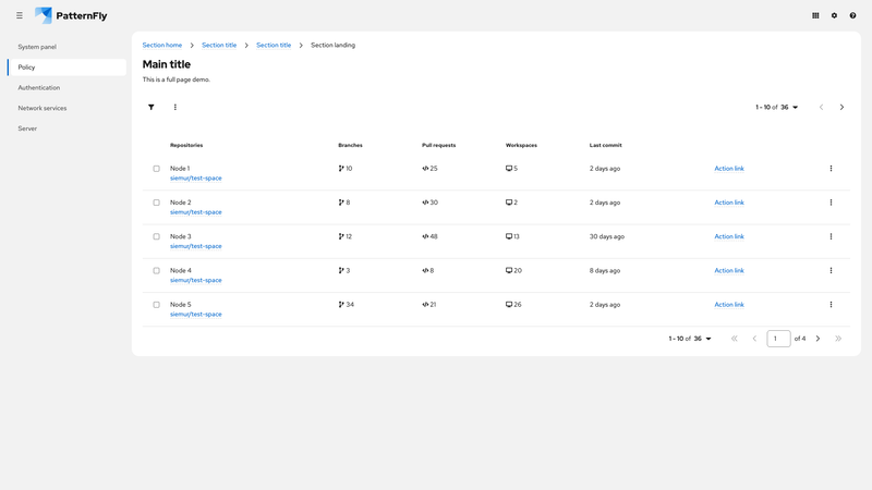 Toolbar pagination management on mobile screenshot