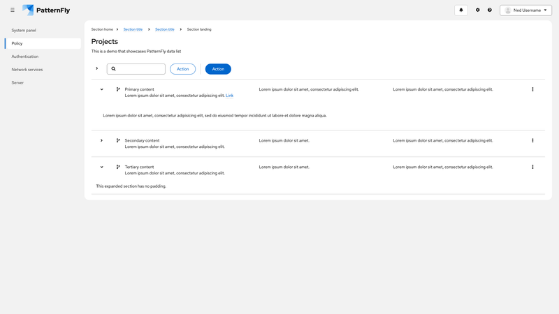 Expandable control in toolbar screenshot