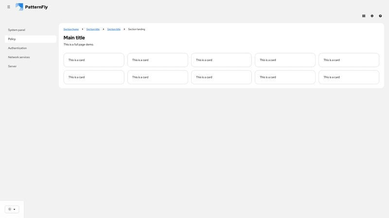 Advanced integration with menu options screenshot