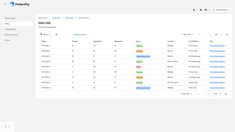 Column management with draggable screenshot