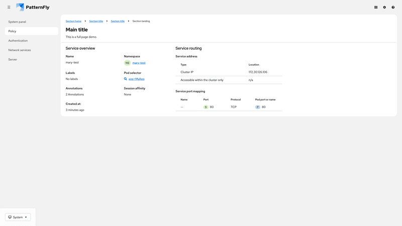 Complex content screenshot