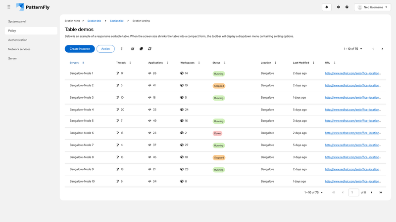Sortable - responsive screenshot