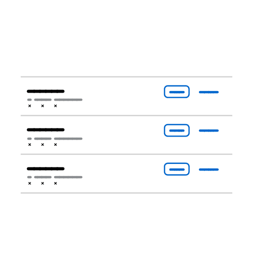 Data list illustration