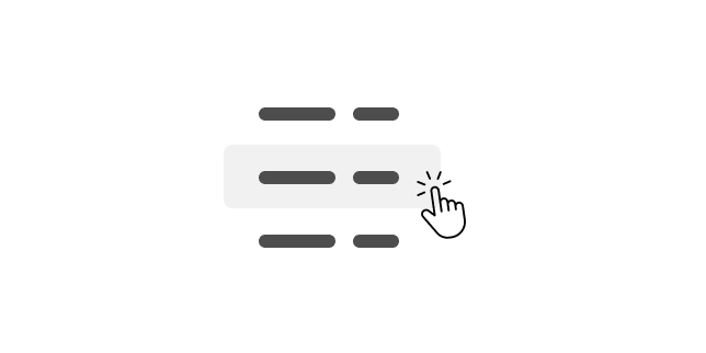 Simple list illustration