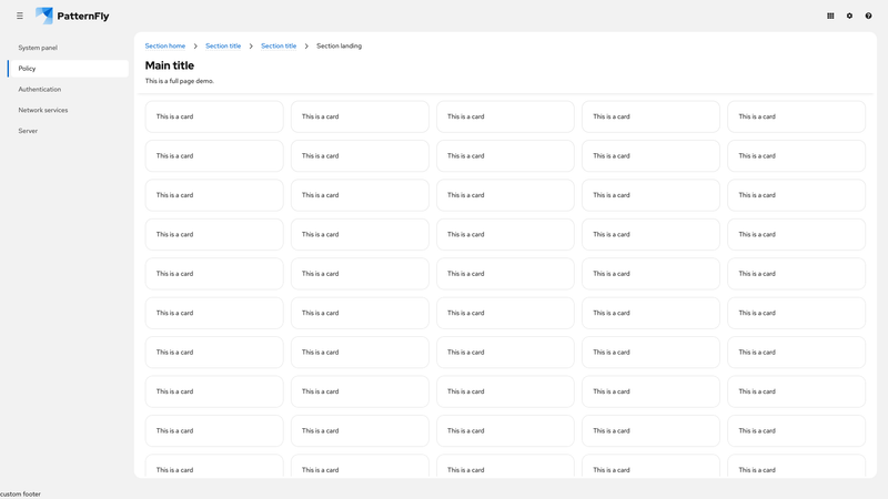 Overflow scroll screenshot