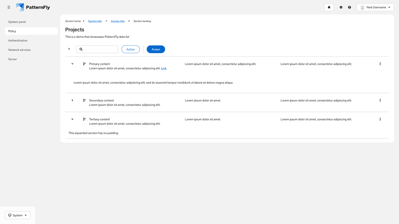 Expandable control in toolbar screenshot