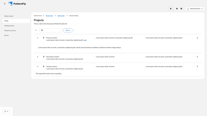 Expandable control in toolbar screenshot