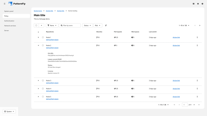 Expandable screenshot