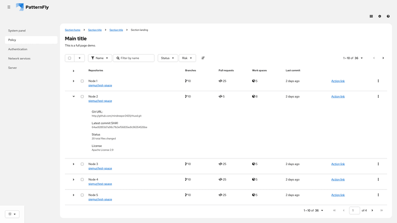 Expandable screenshot