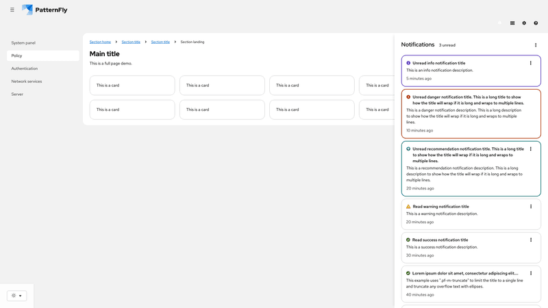 Expanded attention screenshot