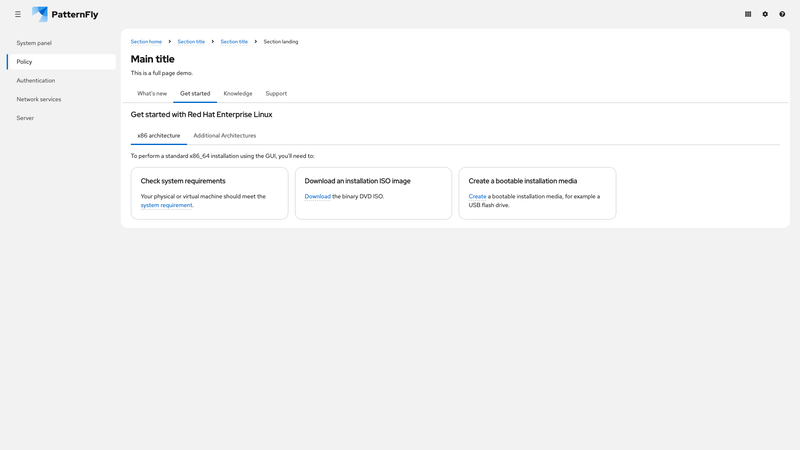 Nested, unindented tabs screenshot