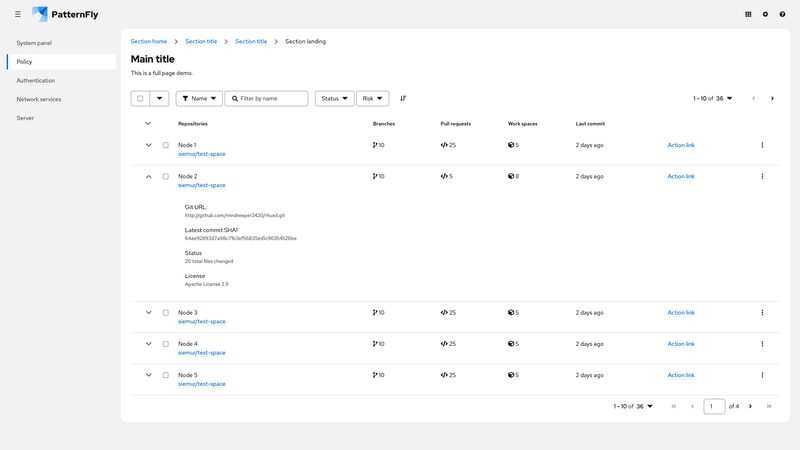 Expandable screenshot