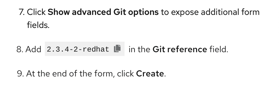 Example of an inline compact clipboard copy in context