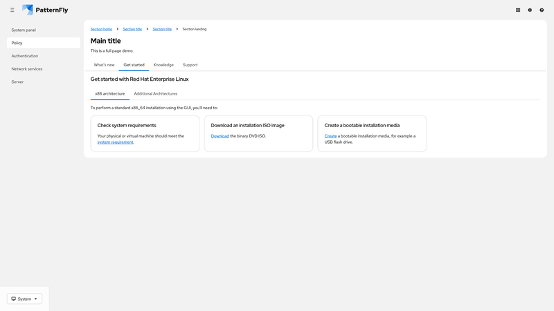 Nested, unindented tabs screenshot