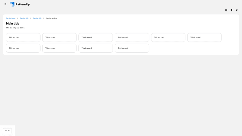 Sidebar collapsed screenshot