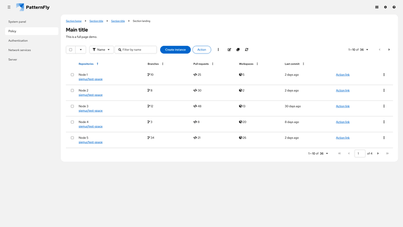 Sortable screenshot