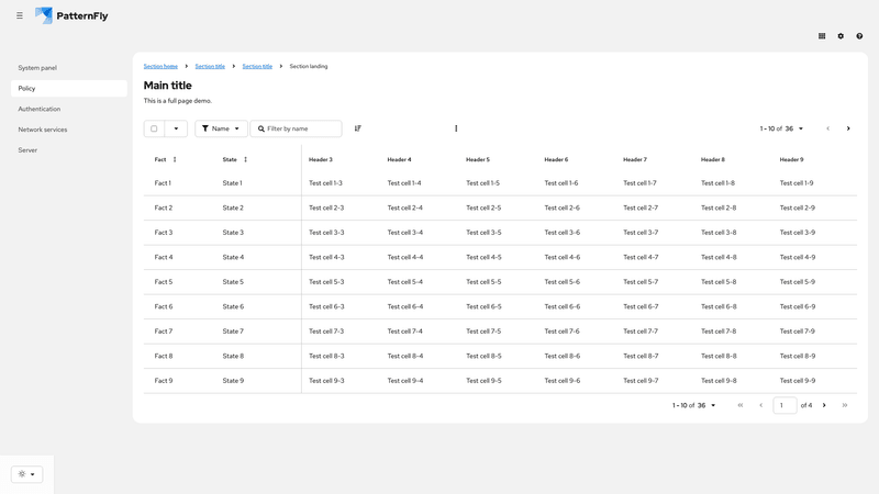 Sticky multiple columns screenshot