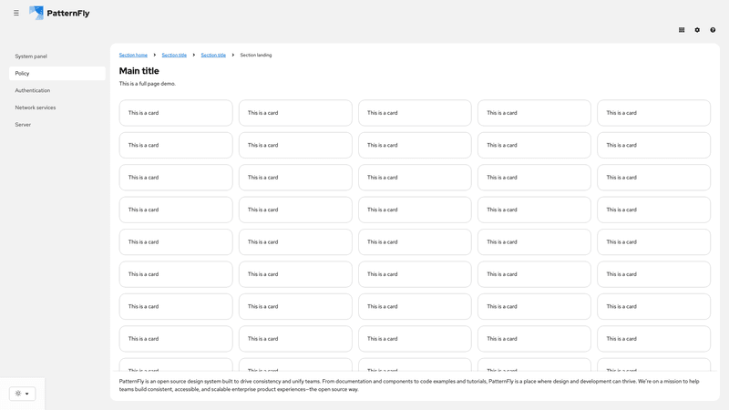 Sticky section bottom screenshot