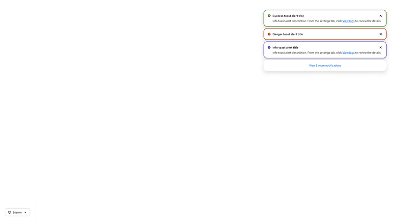 Toast alert group screenshot