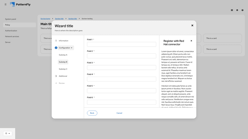With drawer, expanded screenshot